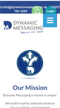 Mobile Screenshot of dynamicmessaging.co.uk
